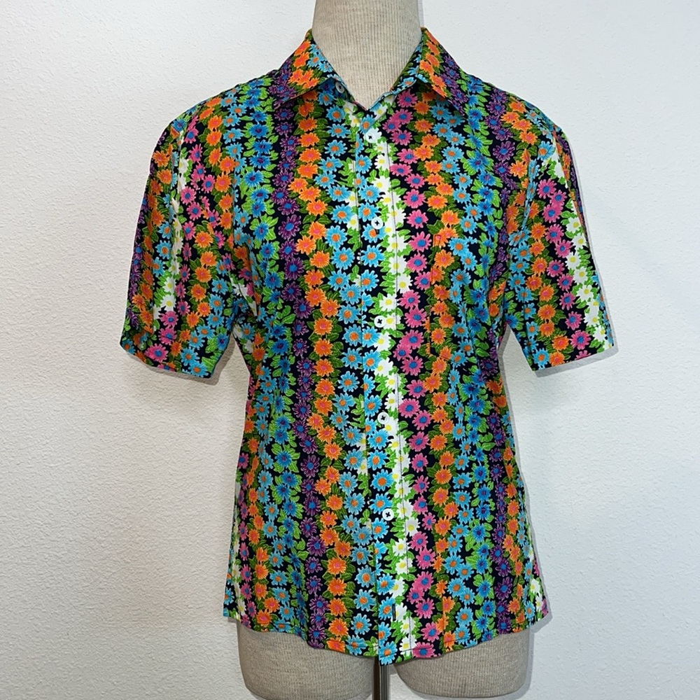 Mr Turk Floral Button Up Floral Resort Shirt